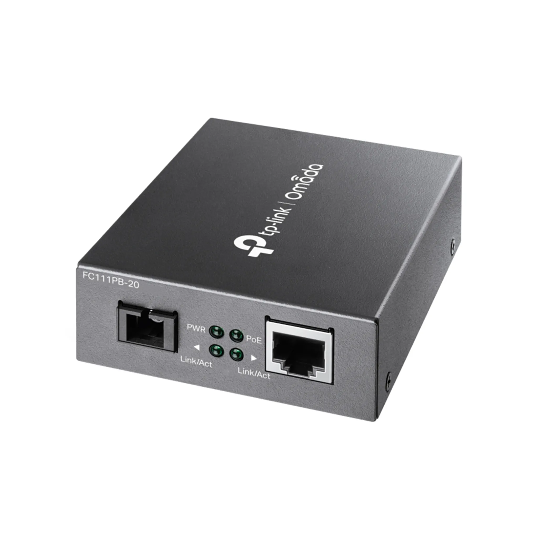 Media convertor TP-Link TL-FC111PB-20 — 10/100 Mbps WDM Media Converter with 1-Port PoE Dubai with Installation - Image 1